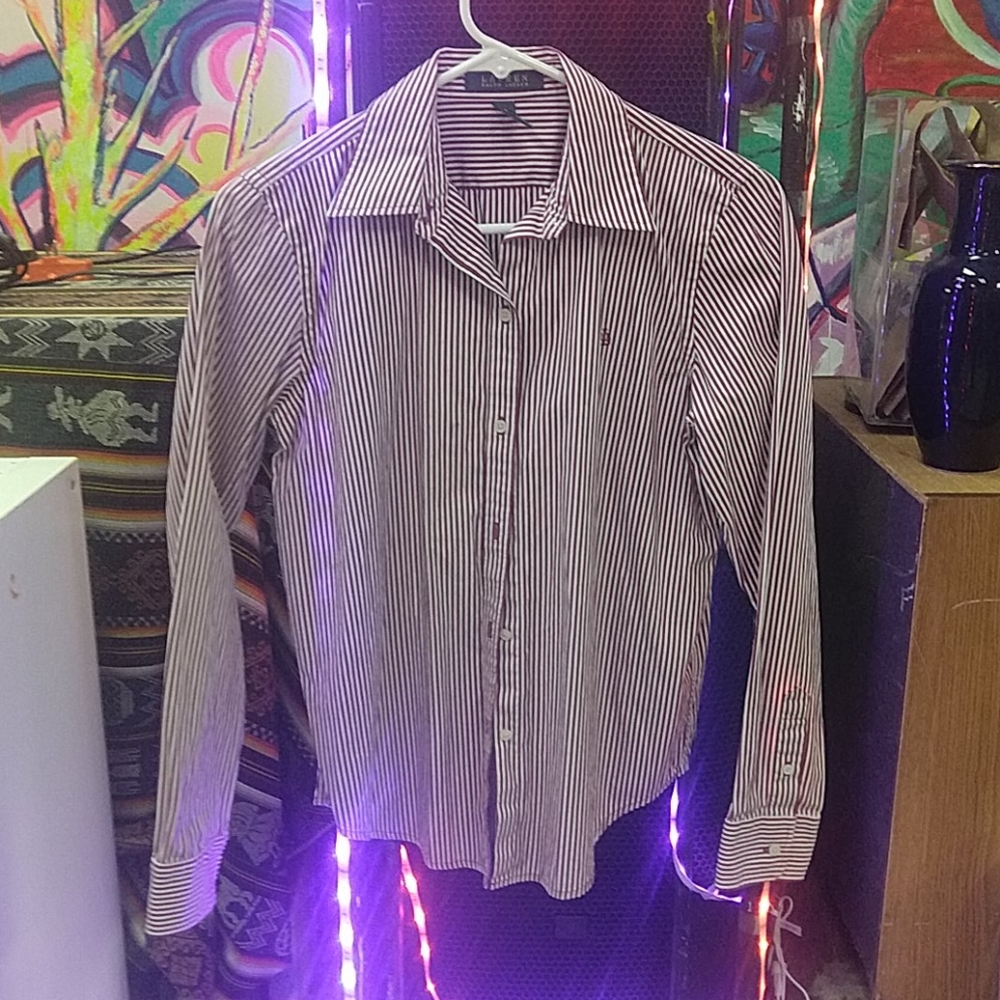 Like New! Small Ralph Lauren long sleeved shirt